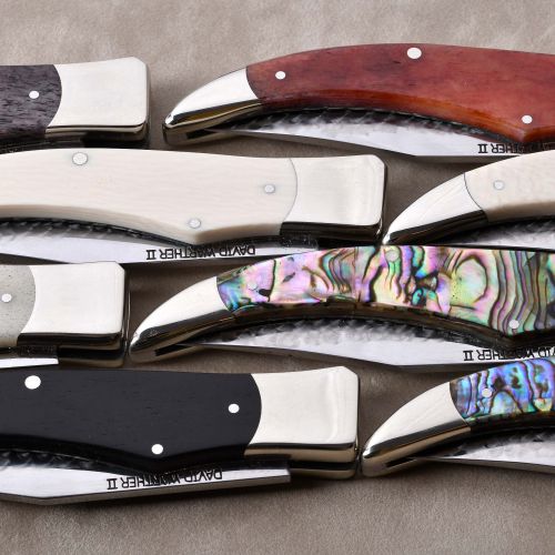 An array of our pocketknives
