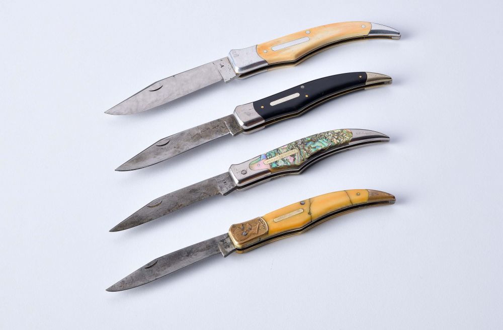 Some of Mooney Warther's Original Knives